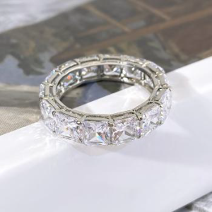 Bague en Argent Découpée - Monture en Argent Sterling & Hommes - Taille 6-7-8-9