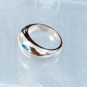 Bague en Argent Sterling - Bande Polie | Cadeau en Argent 925 - Taille 7-8-9