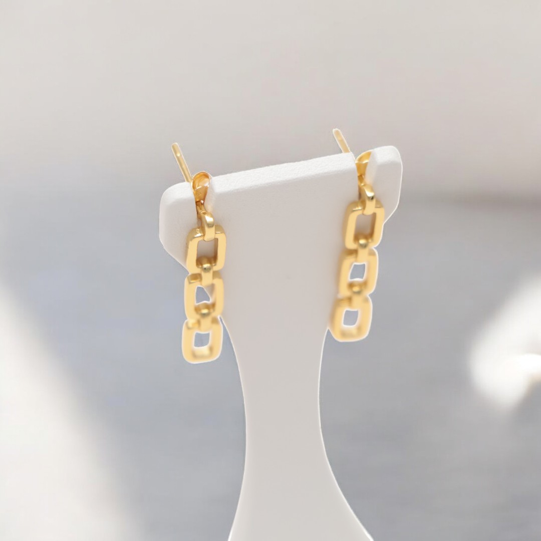 Améliorez votre style avec des boucles d'oreilles en argent sterling plaqué or luxueuses – Image 9