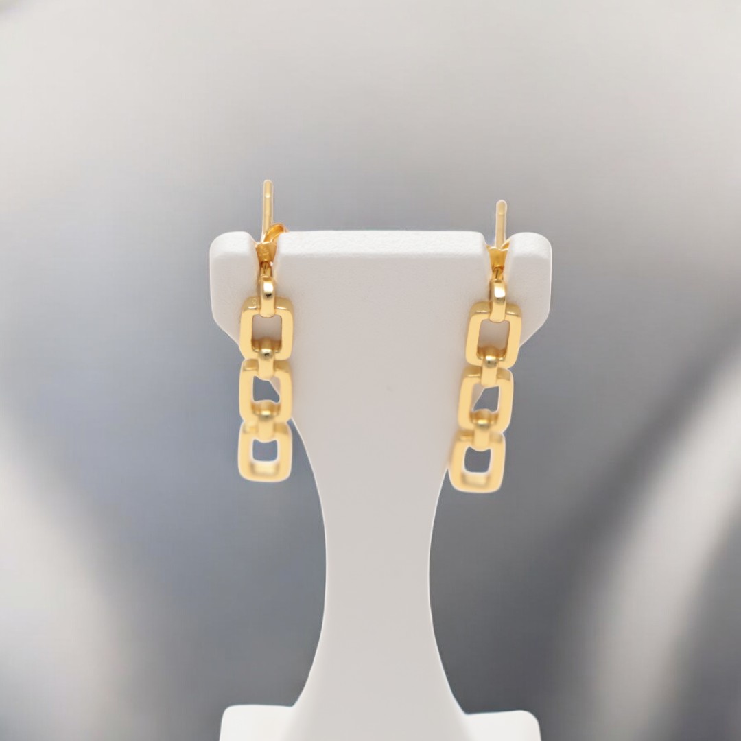 Améliorez votre style avec des boucles d'oreilles en argent sterling plaqué or luxueuses – Image 10
