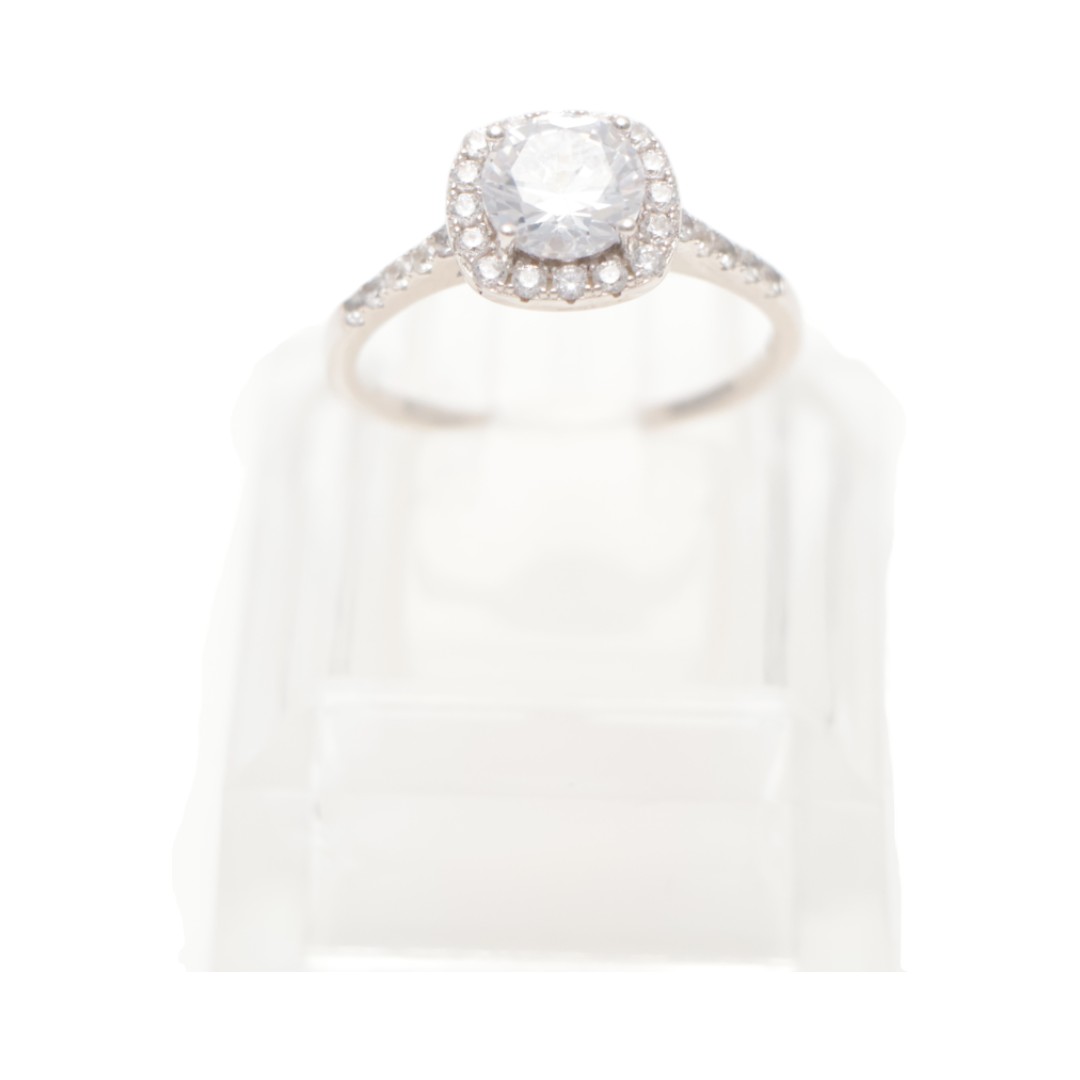 Brillez avec la bague de déclaration en argent sterling CZ - Découvrez le - Taille 6-7-8-9 – Image 3