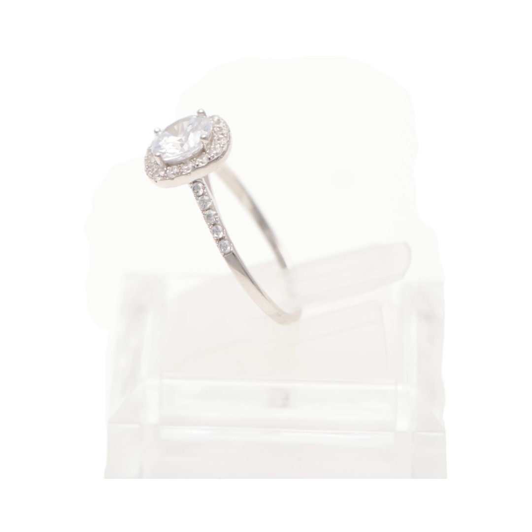 Brillez avec la bague de déclaration en argent sterling CZ - Découvrez le - Taille 6-7-8-9 – Image 6