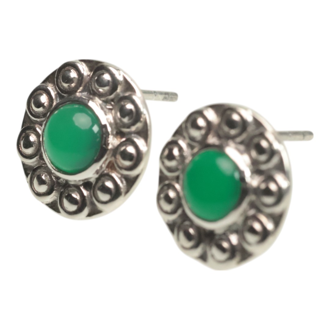 Boucles d'oreilles en améthyste tournesol faites à la main en argent sterling 925 | Artisan – Image 4