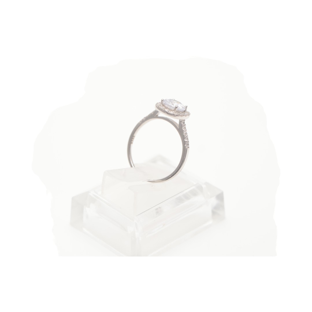 Brillez avec la bague de déclaration en argent sterling CZ - Découvrez le - Taille 6-7-8-9 – Image 9