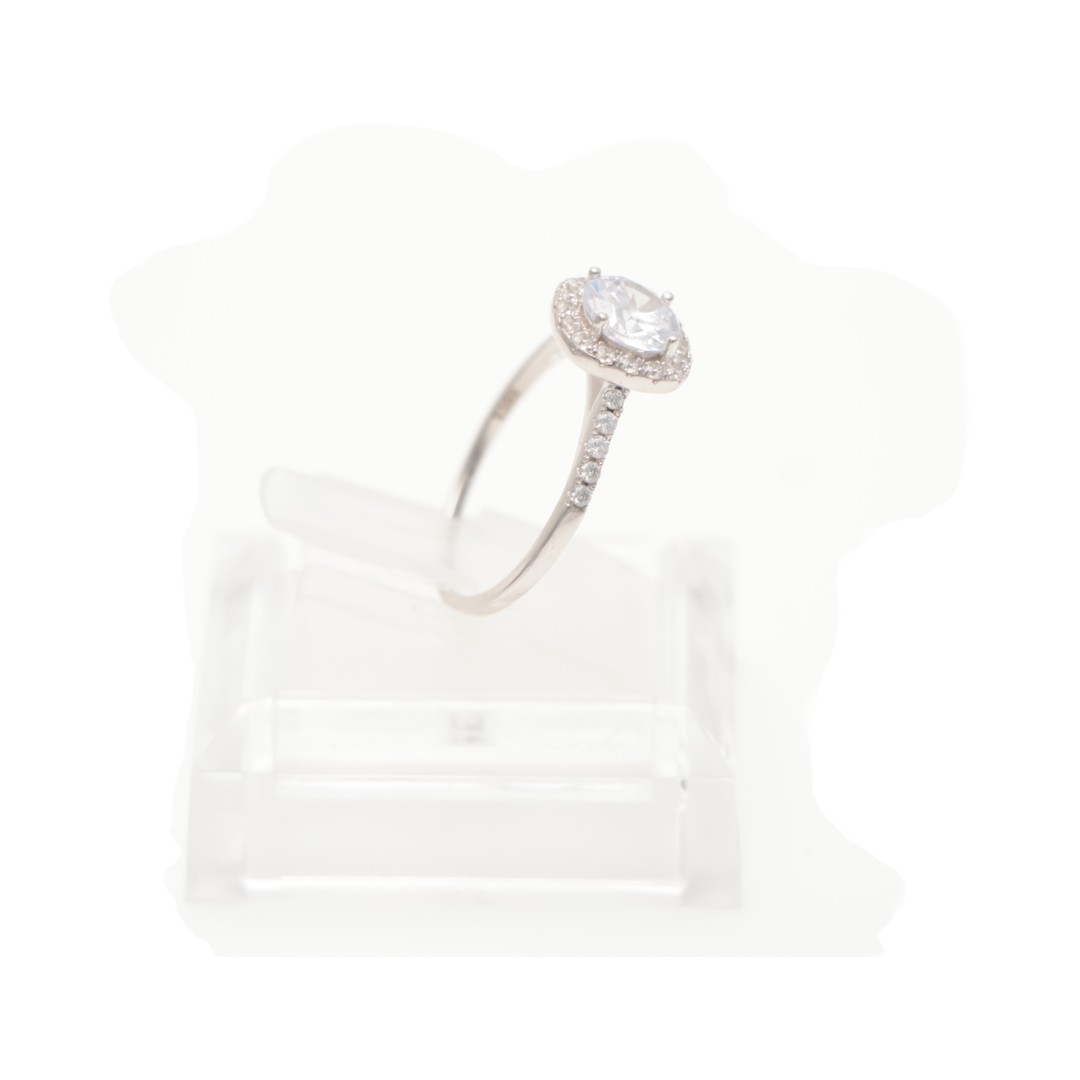 Brillez avec la bague de déclaration en argent sterling CZ - Découvrez le - Taille 6-7-8-9 – Image 10