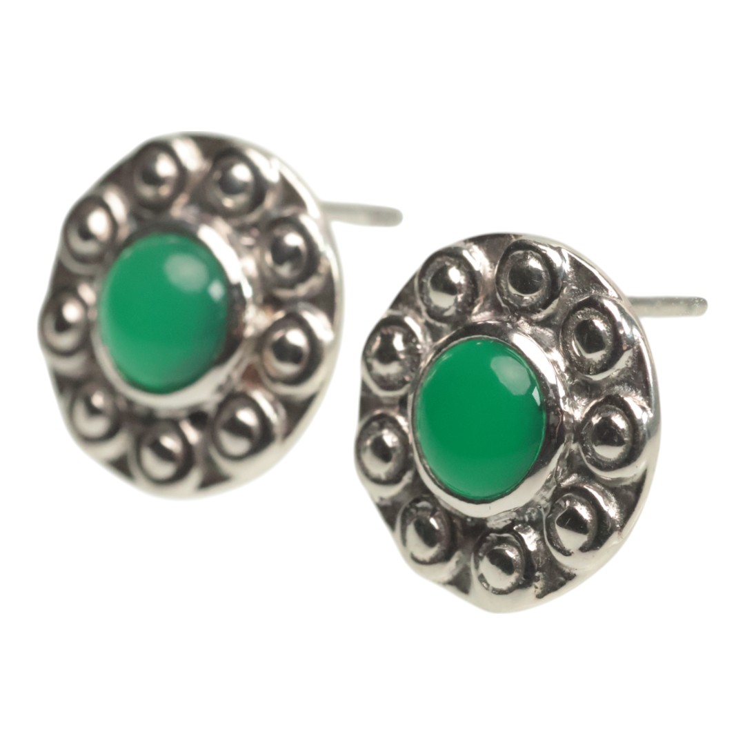 Boucles d'oreilles en améthyste tournesol faites à la main en argent sterling 925 | Artisan – Image 5