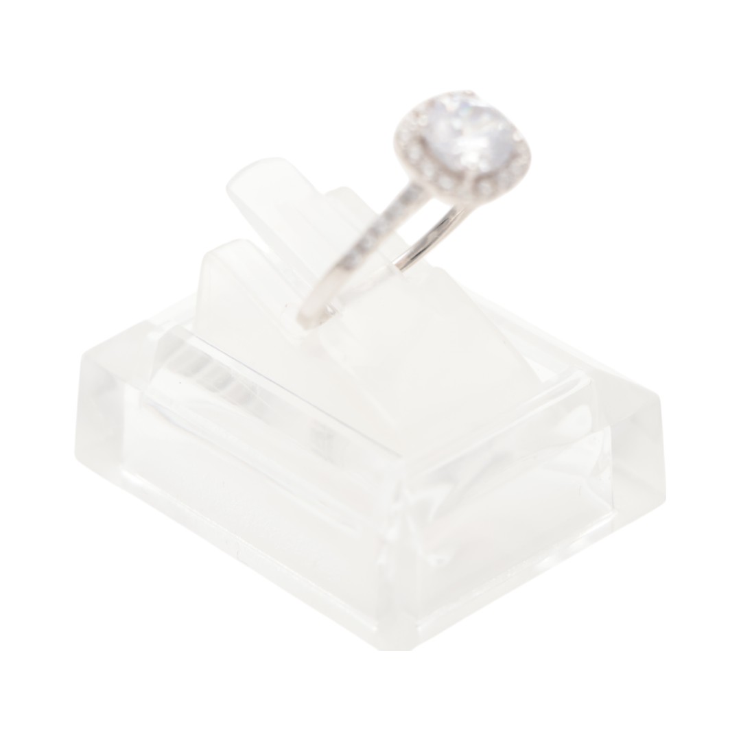 Brillez avec la bague de déclaration en argent sterling CZ - Découvrez le - Taille 6-7-8-9 – Image 11