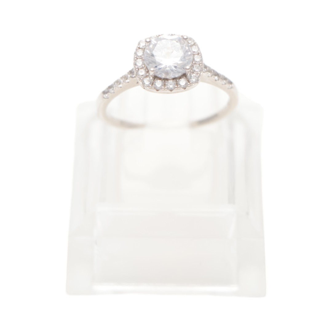 Brillez avec la bague de déclaration en argent sterling CZ - Découvrez le - Taille 6-7-8-9 – Image 12