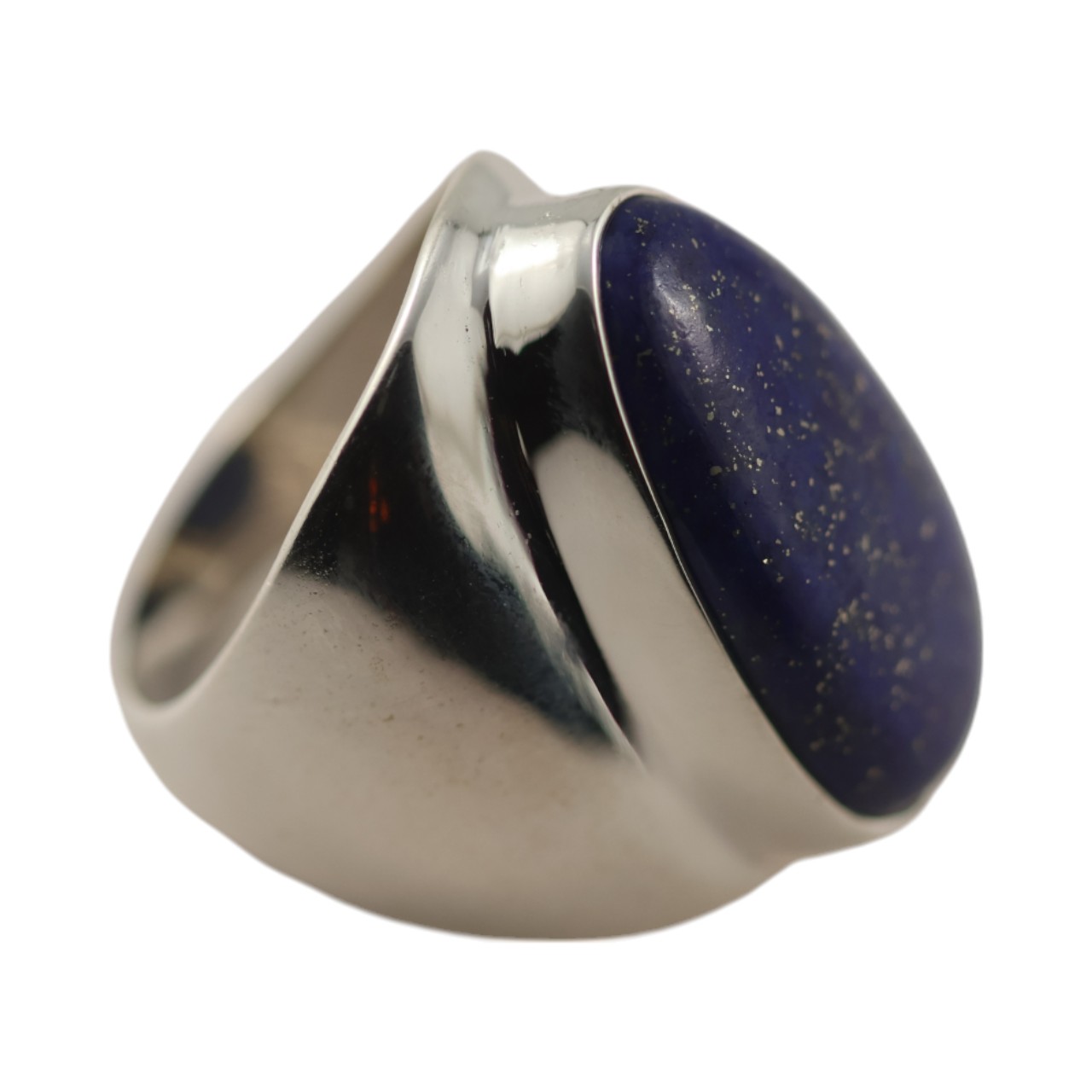 Bague en pierre de Lapis Lazuli naturel - Une addition éblouissante à Y - Taille 7-8 – Image 6