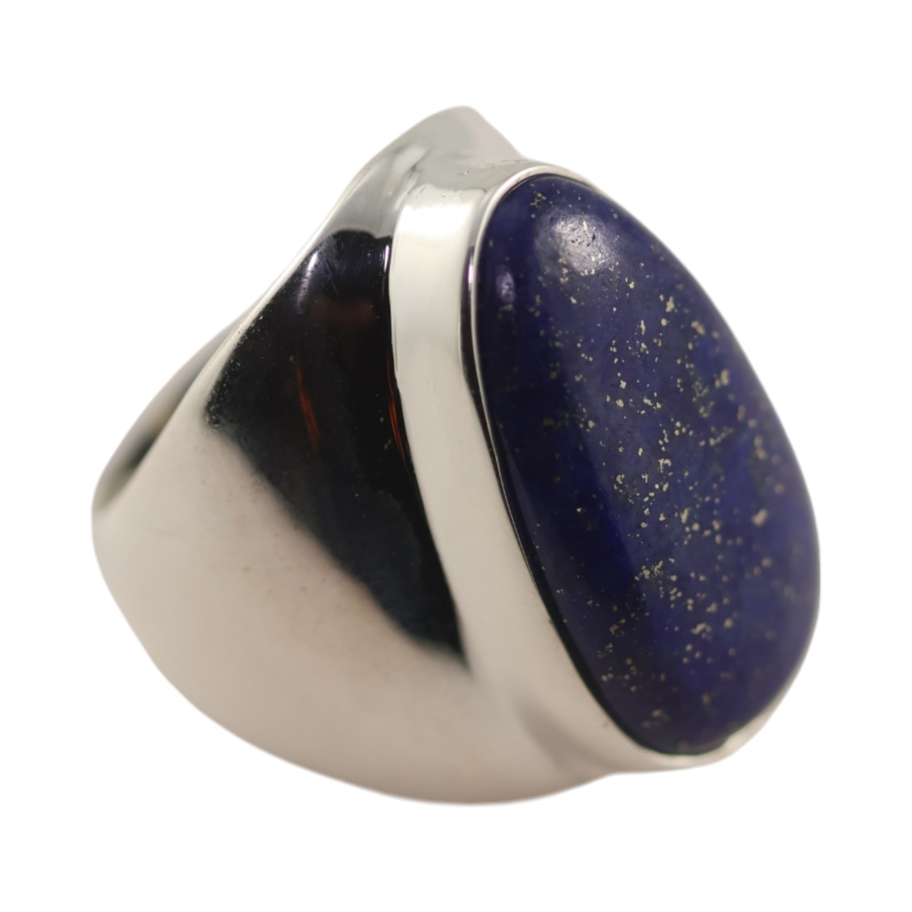 Bague en pierre de Lapis Lazuli naturel - Une addition éblouissante à Y - Taille 7-8 – Image 7