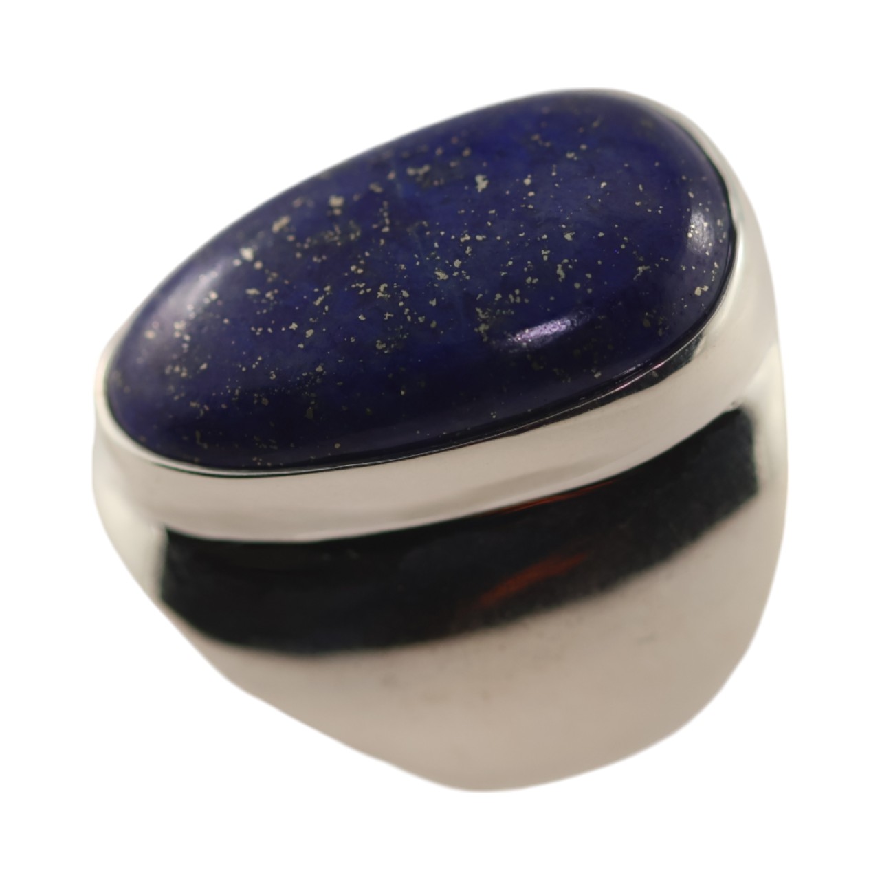 Bague en pierre de Lapis Lazuli naturel - Une addition éblouissante à Y - Taille 7-8 – Image 10