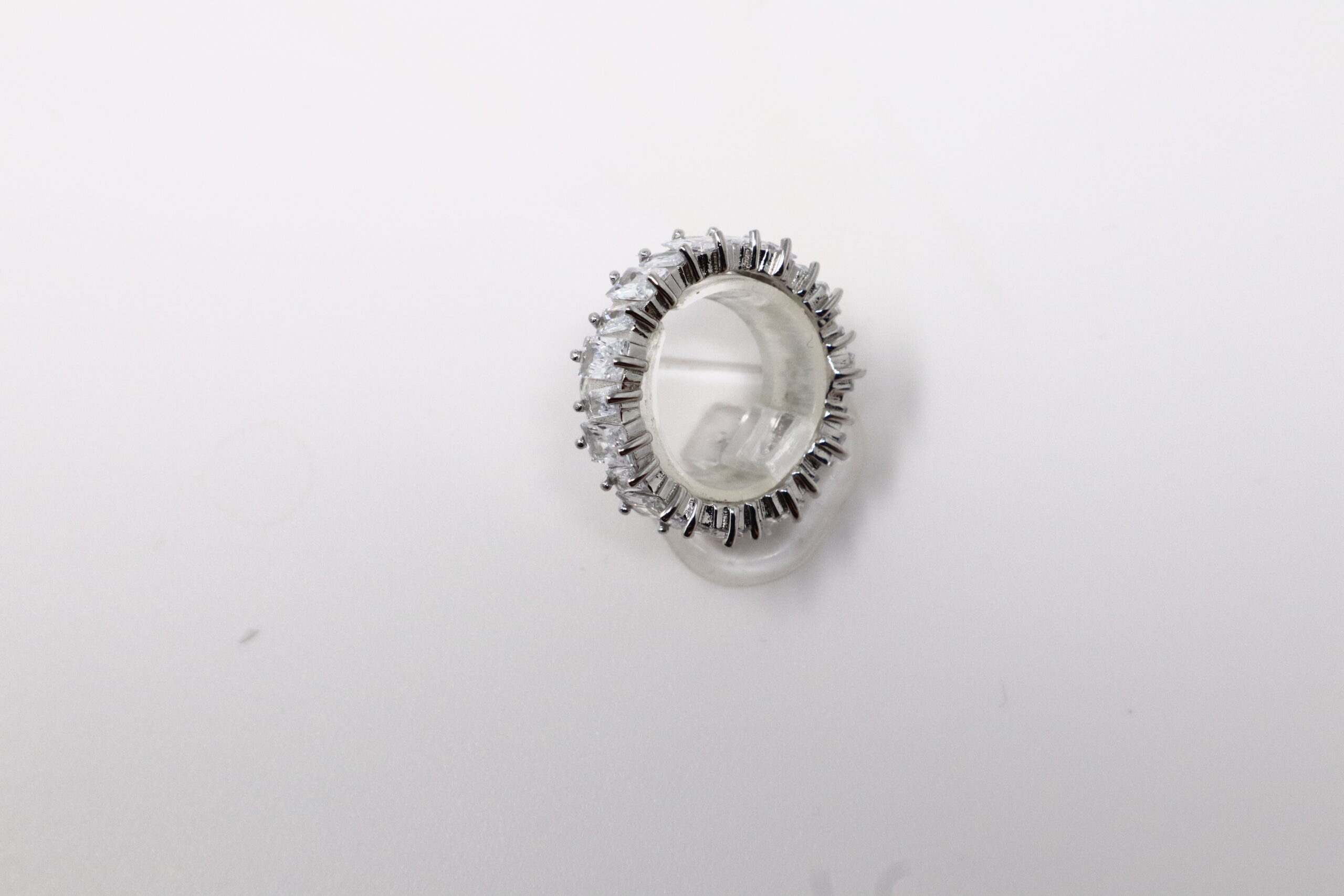 Superbe bague en argent sterling 925 avec zircon cubique - Taille 7-8 – Image 9