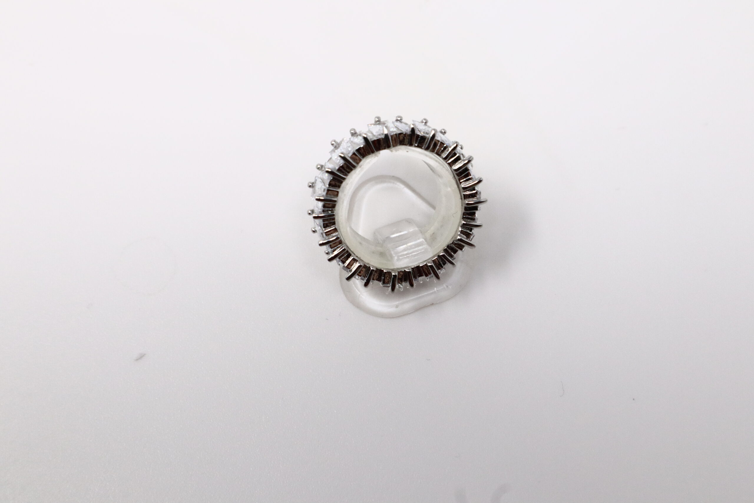 Superbe bague en argent sterling 925 avec zircon cubique - Taille 7-8 – Image 8
