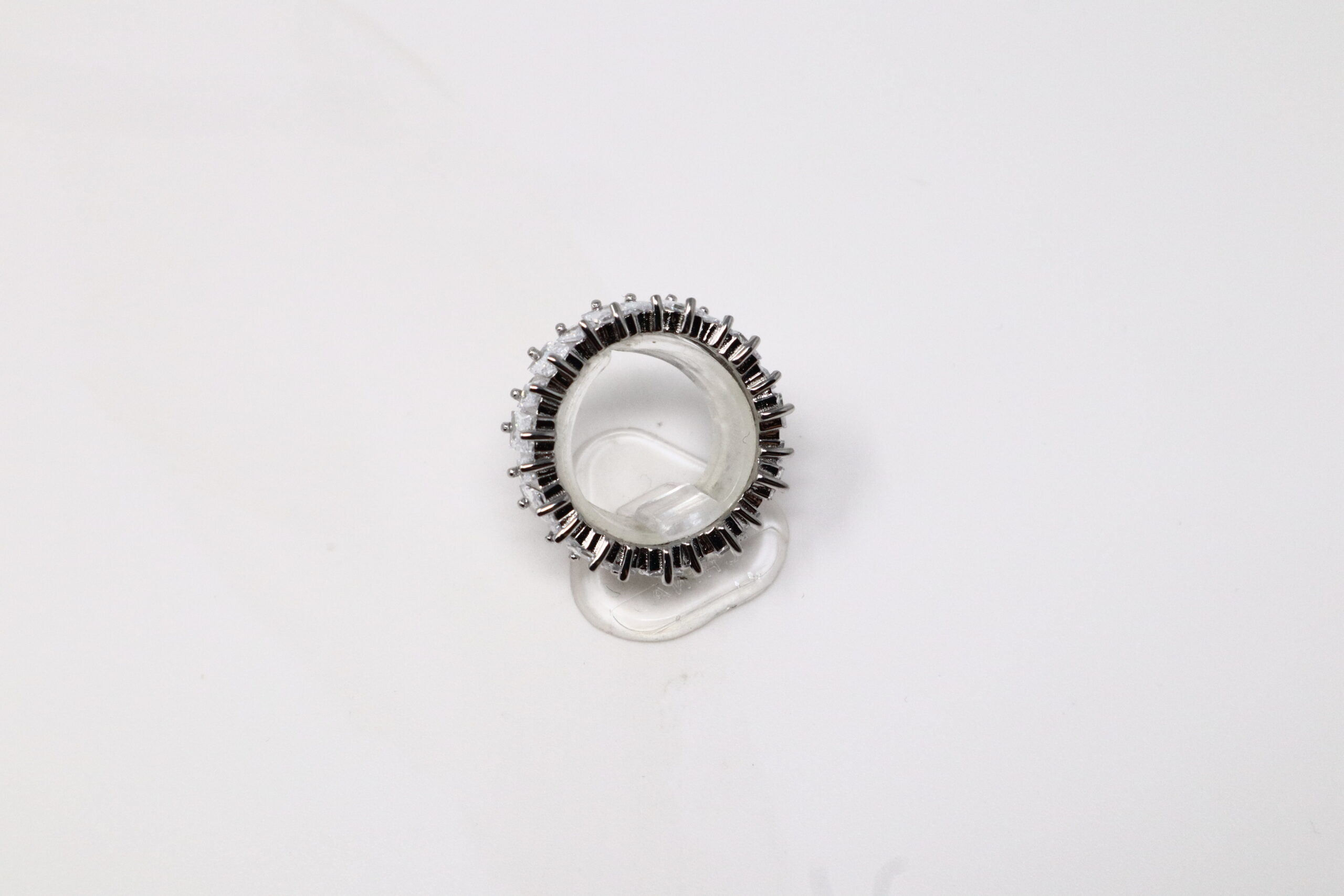 Superbe bague en argent sterling 925 avec zircon cubique - Taille 7-8 – Image 6