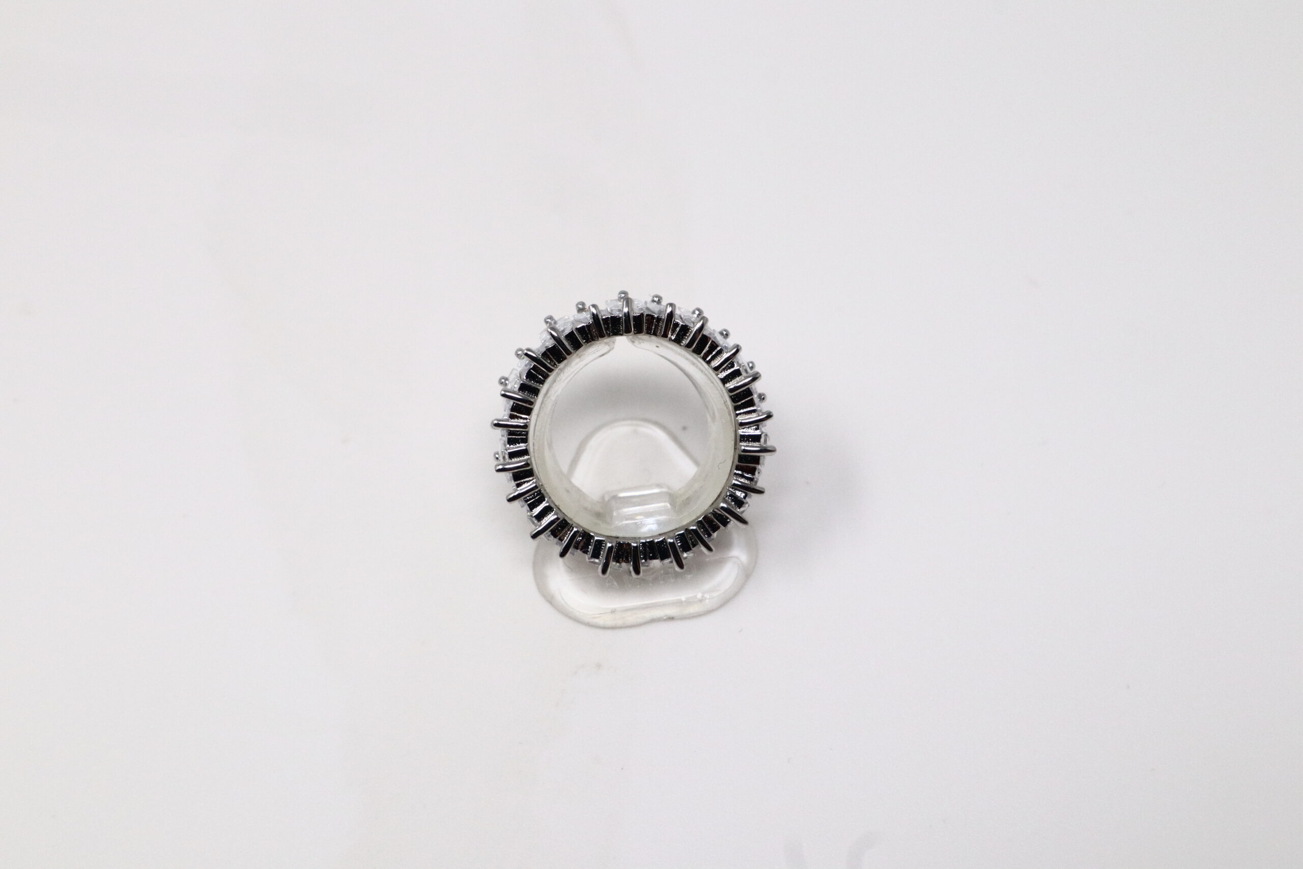 Superbe bague en argent sterling 925 avec zircon cubique - Taille 7-8 – Image 15