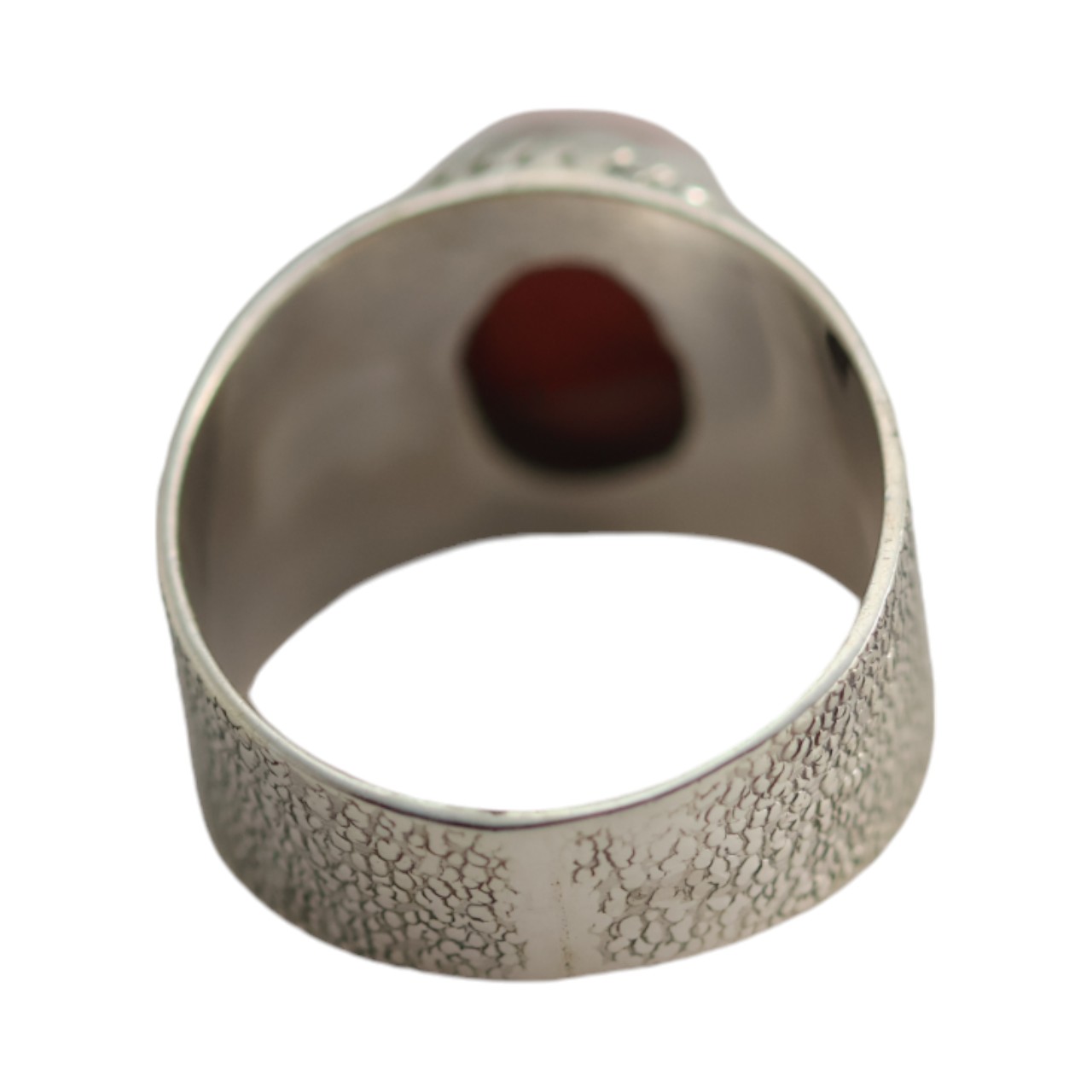 Splendeur d'une véritable bague en argent sterling corail rouge - Taille 7-8-9 – Image 2