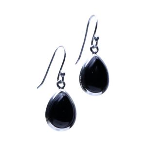Magnifiques boucles d'oreilles pendantes en argent sterling avec onyx noir - Élevez votre style Y Maintenant