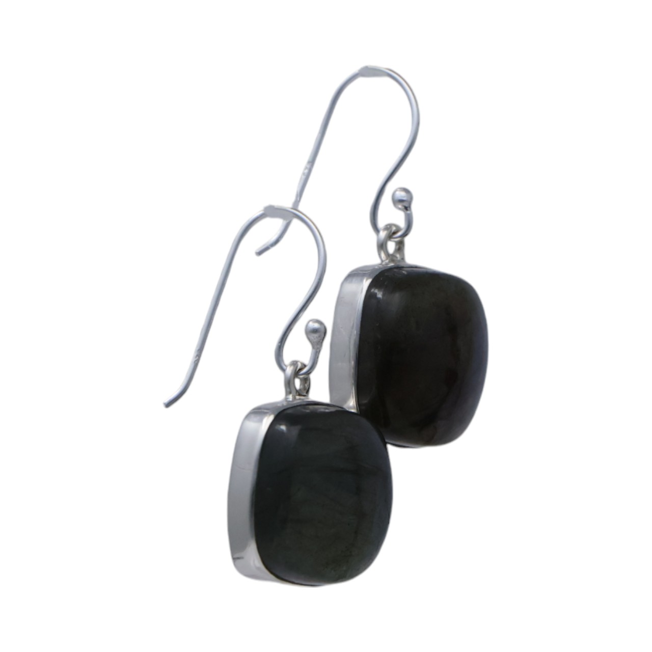 Boucles d'oreilles Labradorite Carrées | Bijoux pour Chaque Occasion – Image 6