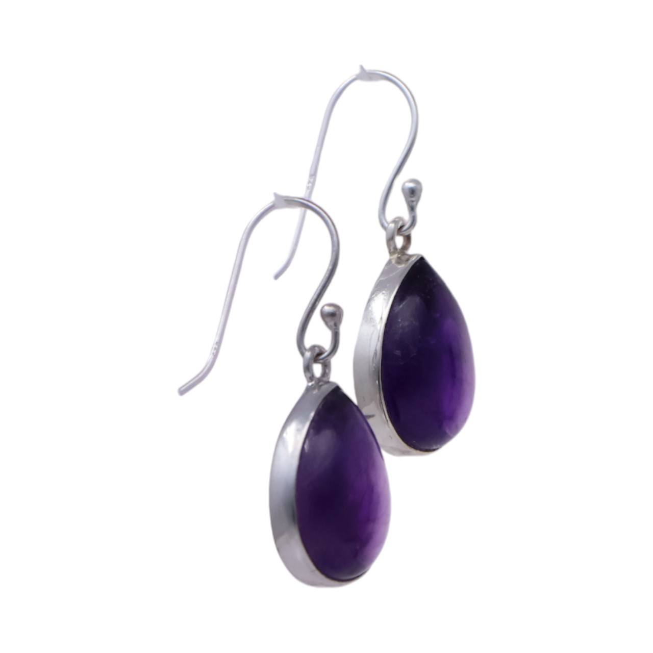 Boucles d'oreilles en argent sterling Améthyste - Offre limitée – Image 3