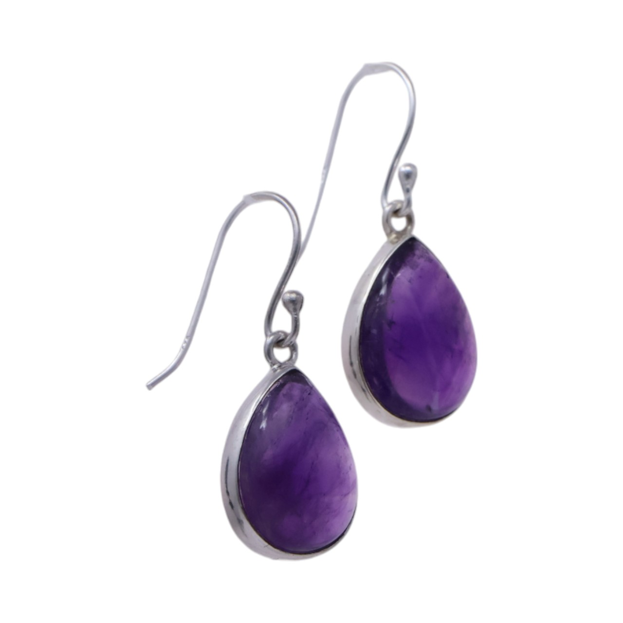 Boucles d'oreilles en argent sterling Améthyste - Offre limitée – Image 2
