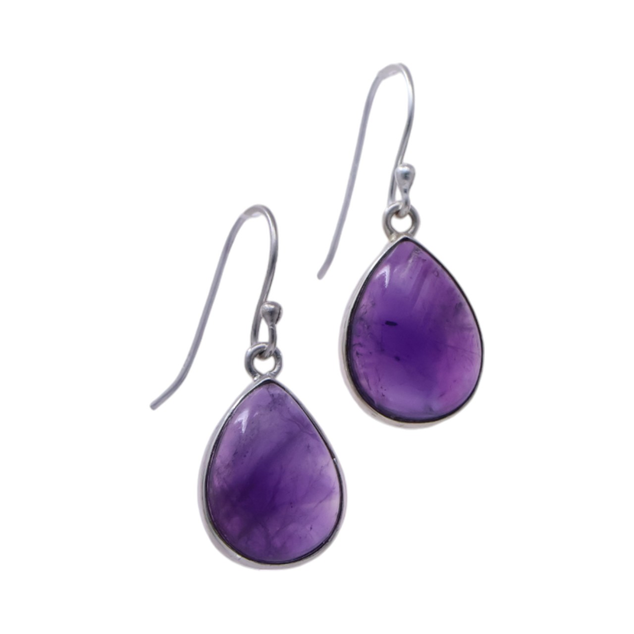 Boucles d'oreilles en argent sterling Améthyste - Offre limitée
