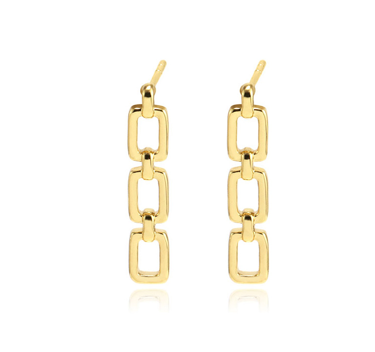 gold-link-chain-earrings
