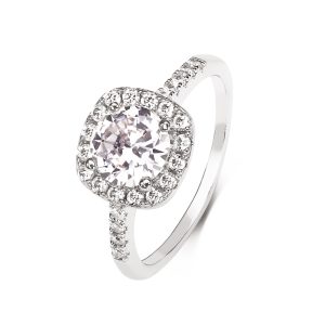 Brillez avec la bague de déclaration en argent sterling CZ - Découvrez le - Taille 6-7-8-9