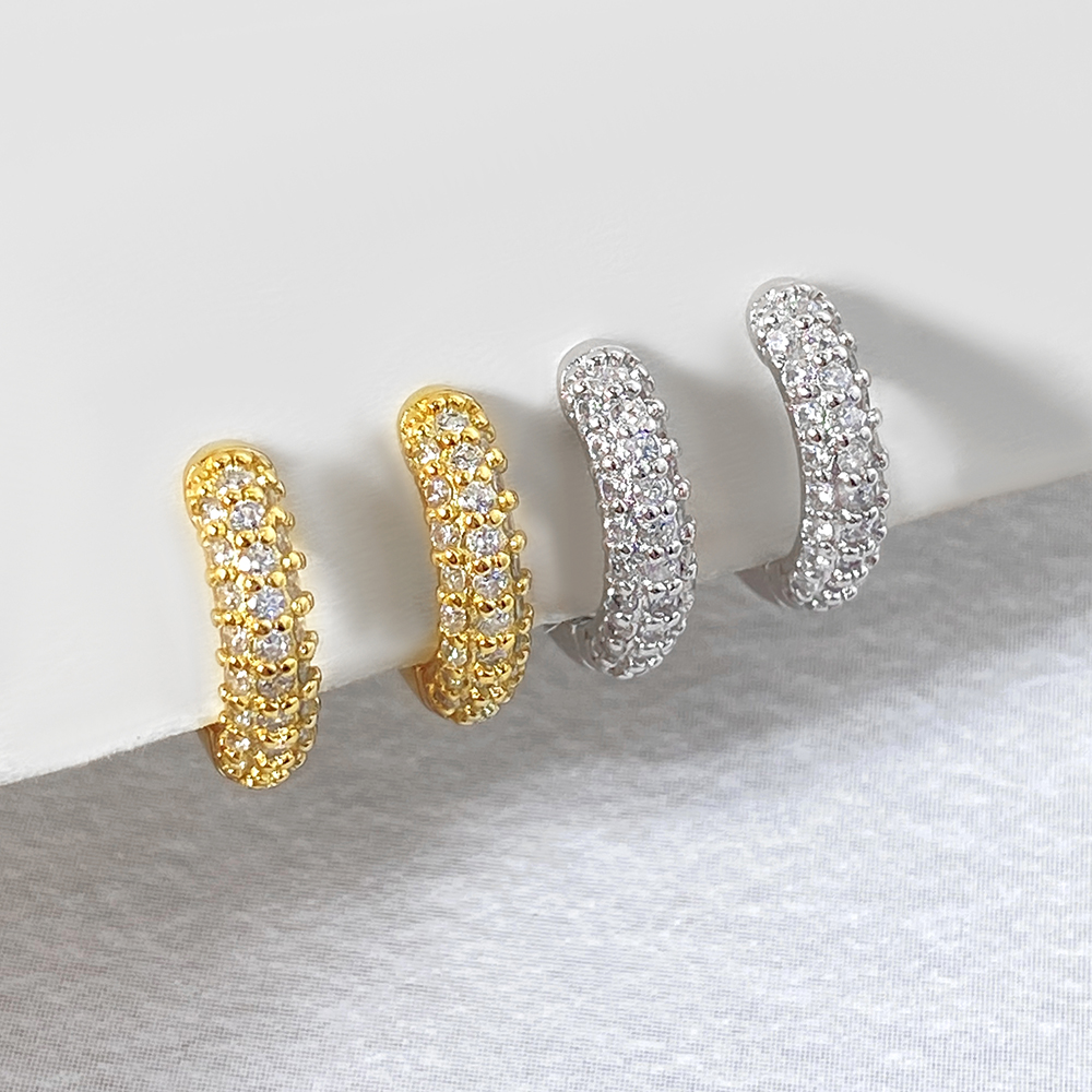 Pétillez et Brillez : Boucles d'Oreilles en Argent Sterling avec Accents en Zircon Cubique – Image 13