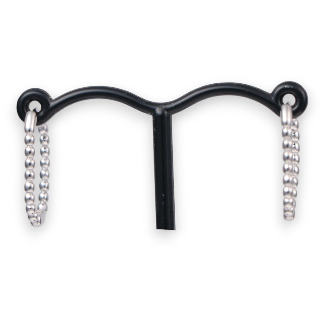 Boucles d'oreilles créoles en argent sterling plaqué or blanc – Design en chaîne à billes – Image 2