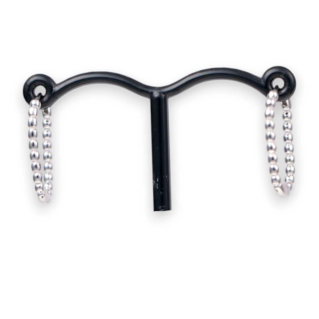 Boucles d'oreilles créoles en argent sterling plaqué or blanc – Design en chaîne à billes – Image 5